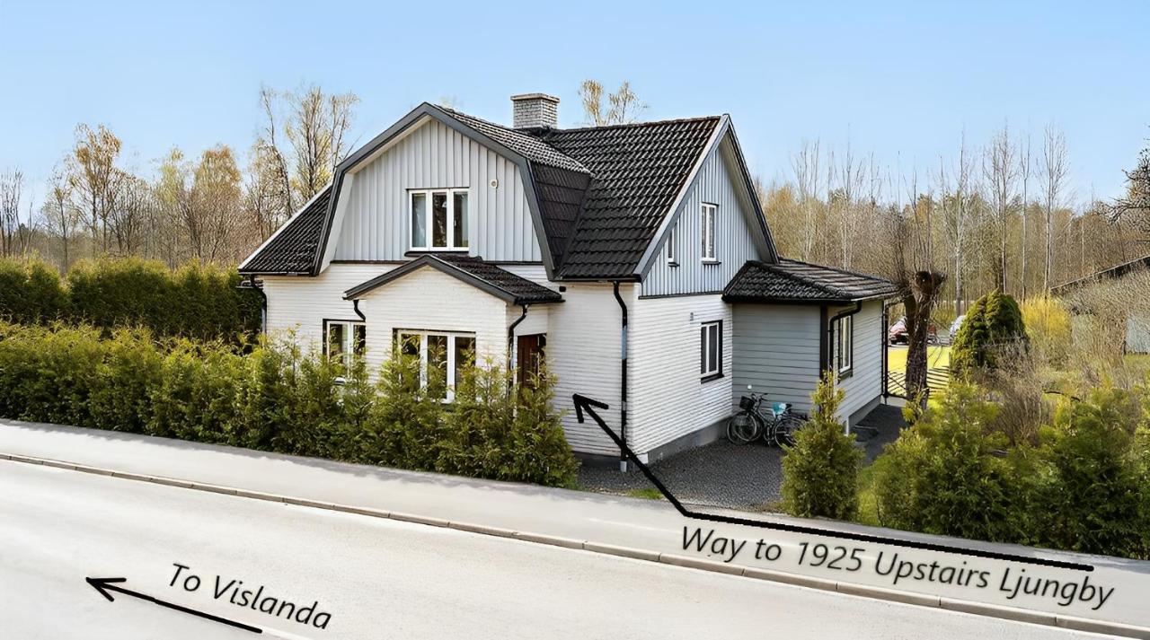 륭비 1925 Upstairs Ljungby 빌라 외부 사진